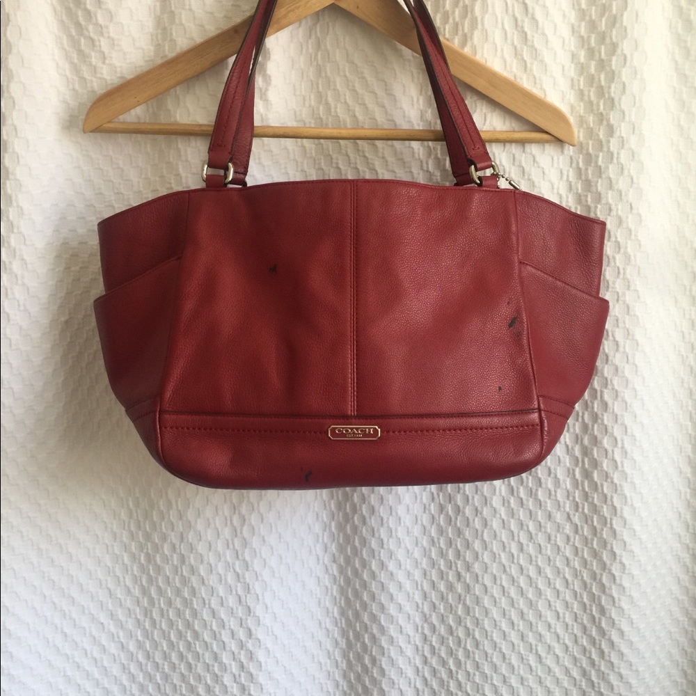 Coach purse red